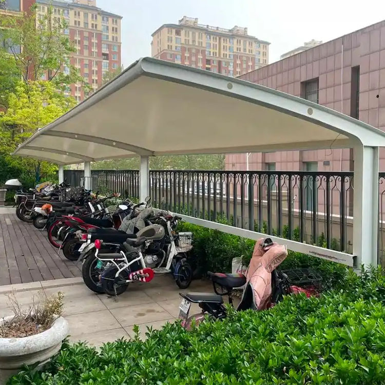 灯塔市膜结构电动车棚